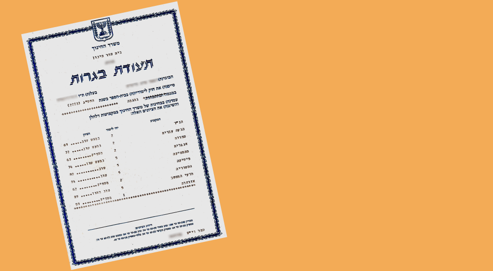 תעודת בגרות